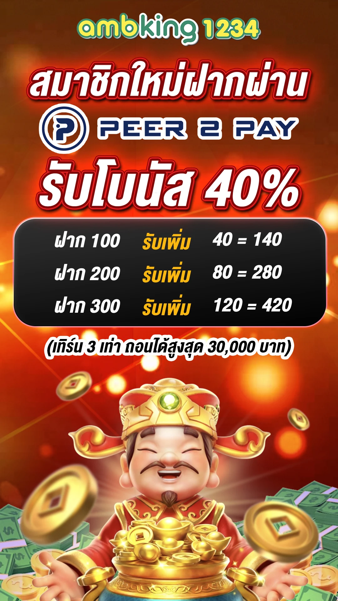 เว็บใหญ่ ฝากถอน ไม่มี ขั้นต่ํา - แบนเนอร์โปรโมชั่น
